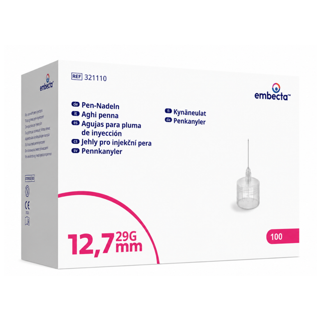 Pennkanyler 12,7 mm 31G – embecta™