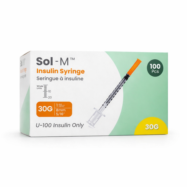 Insulinspruta 1ml 30G Sol-M