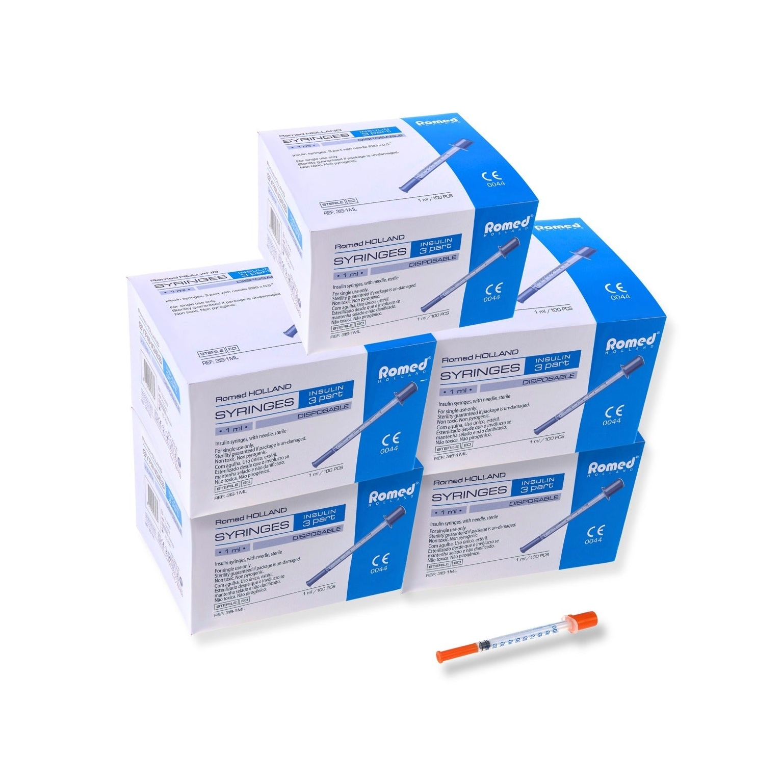 Insulinsprutor U-100 1ml 29G 0.33 x 12mm (blister)