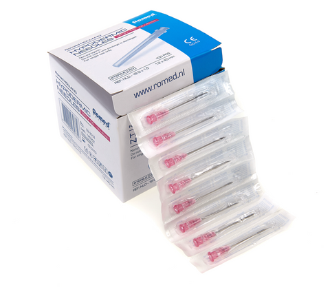 100st Rosa kanyl Romed  (18G 1,2 x 40mm)