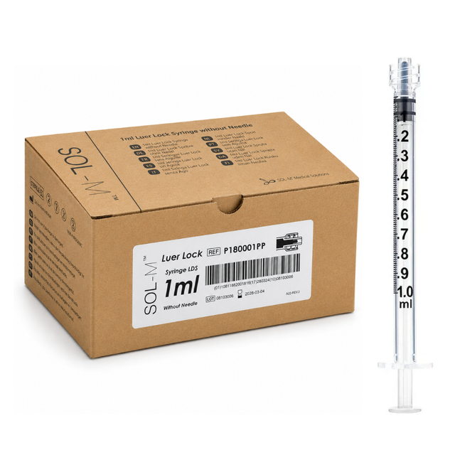 Spruta 1 ml – 3-komponent – Sol-M™