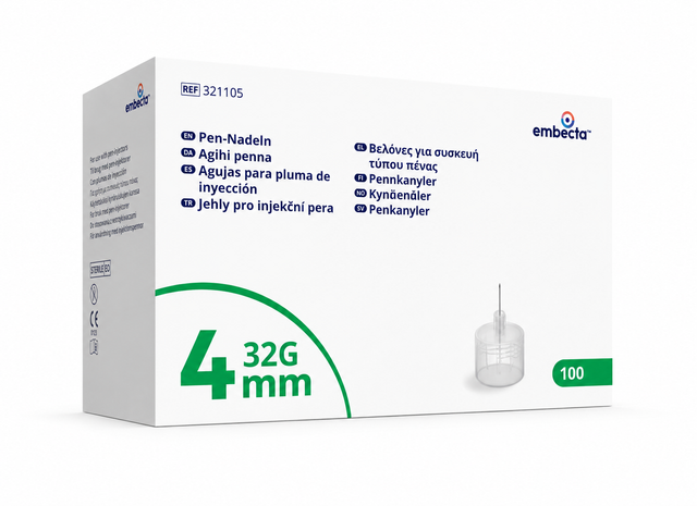 Pennkanyler 4 mm 31G – embecta™